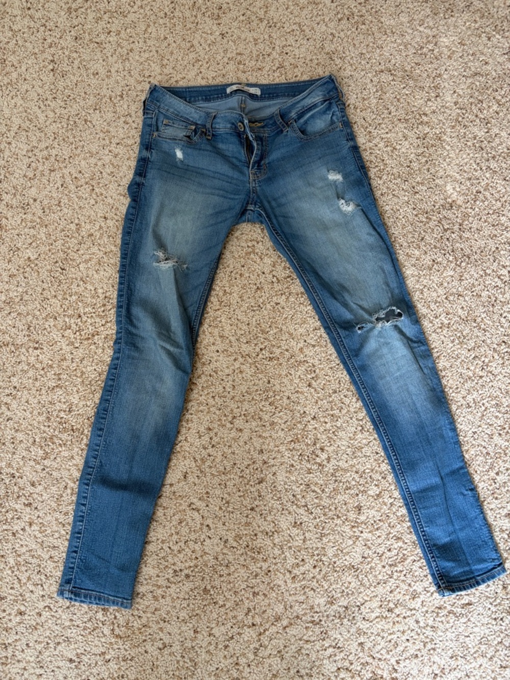Hollister Low Rise Distressed Women's Skinny Jeans Size 3S